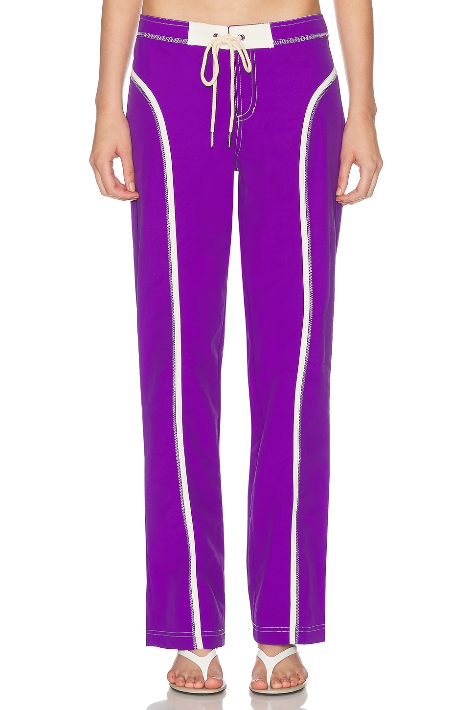 Made Some Sportswear Pant In Purple & White