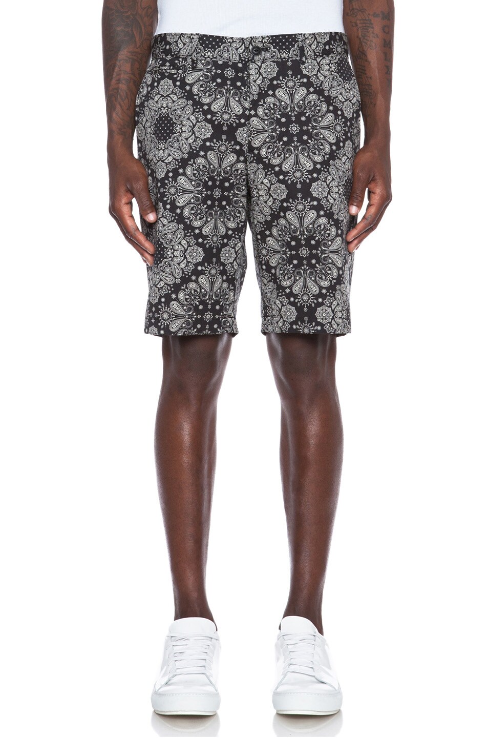 Image 1 of Moncler Bermuda Cotton Shorts in Black