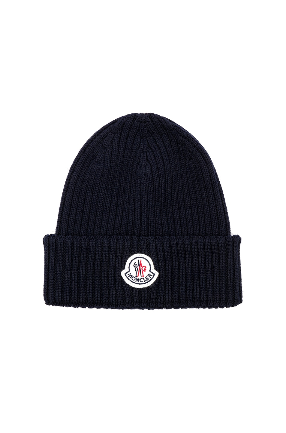 Image 1 of Moncler Beanie in Navy