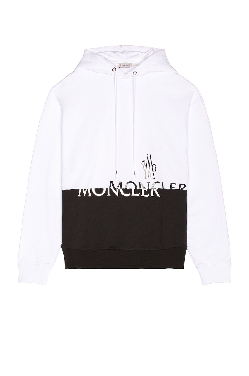 Image 1 of Moncler Hoodie Sweater in White