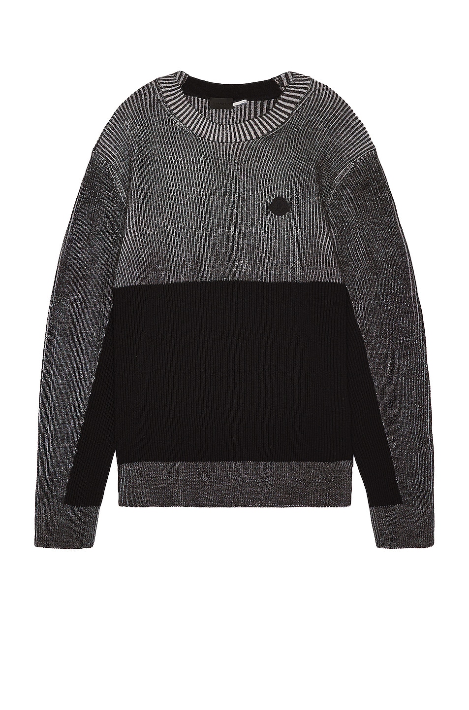 Image 1 of Moncler Crewneck Sweater in Grey