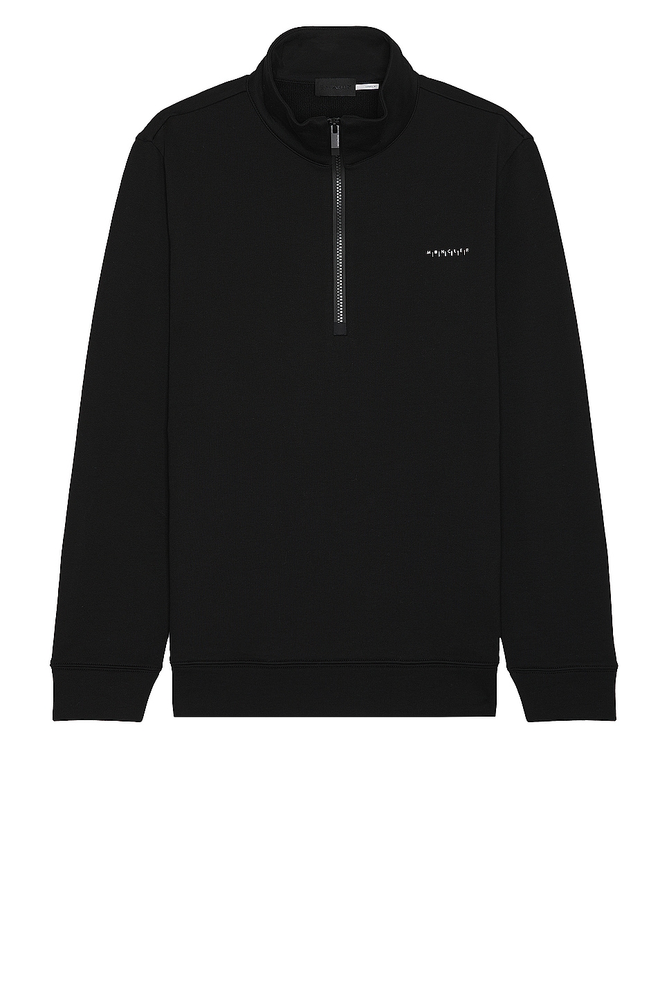 Image 1 of Moncler T Neck Jersey in Black