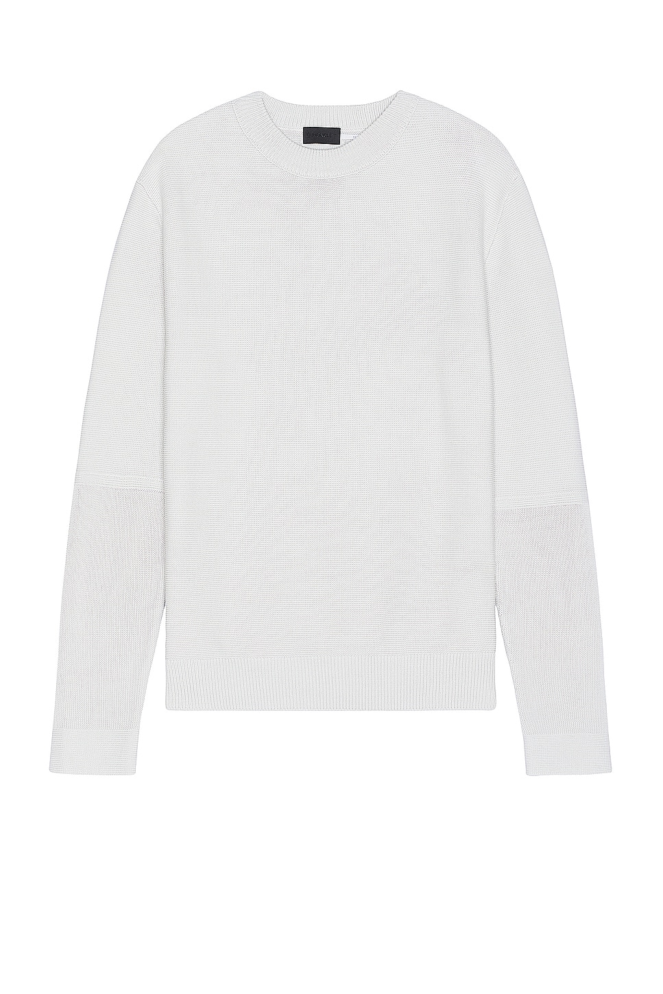 Shoulder Logo Sweater in Light Grey