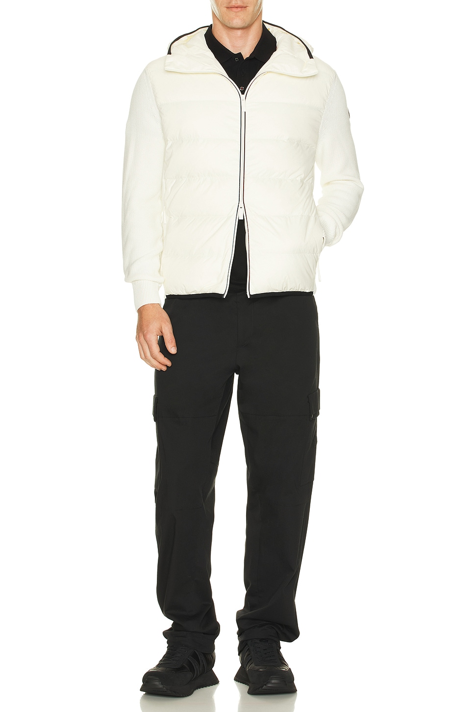 Image 1 of Moncler Cardigan in Jet Stream