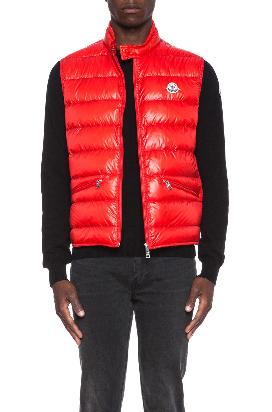 Image 1 of Moncler Gui Polyamide Jacket in Red
