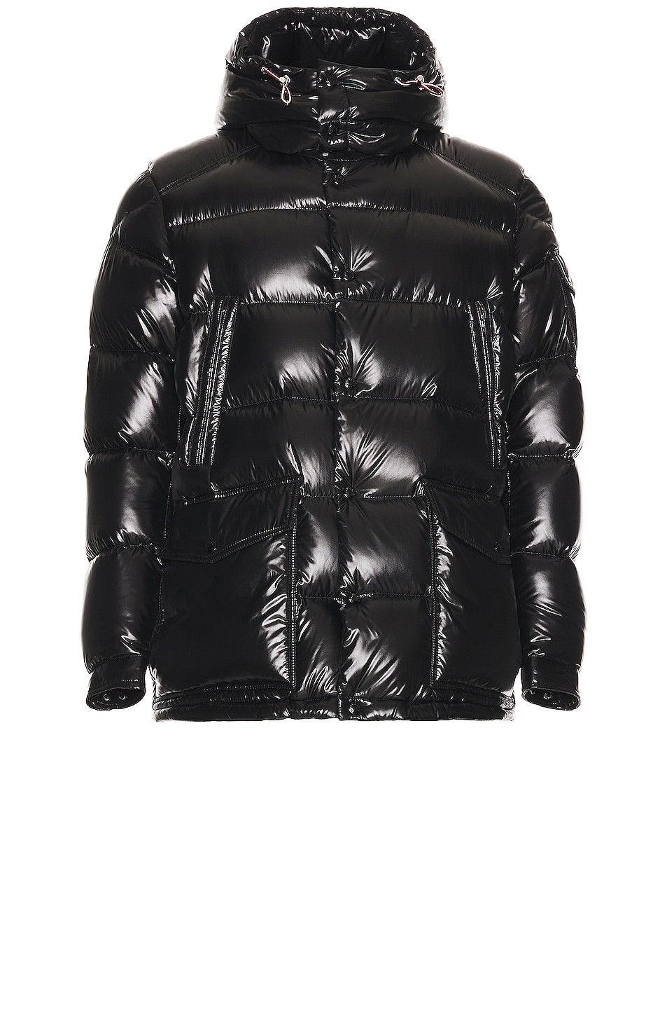 Image 1 of Moncler Chiablese Long Parka in Black