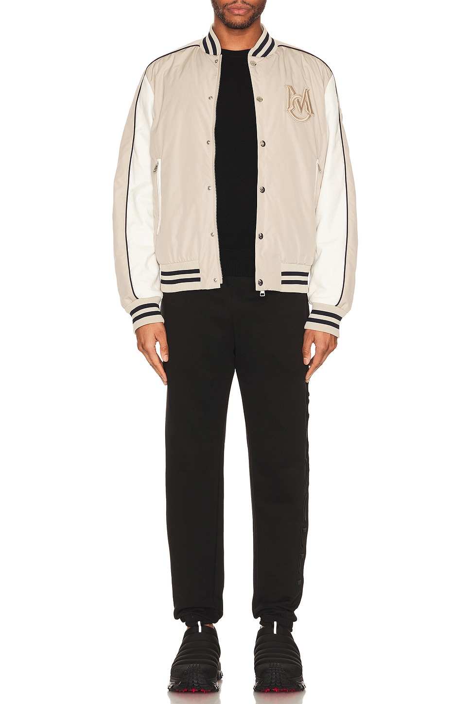 Image 1 of Moncler Detian Bomber in Beige