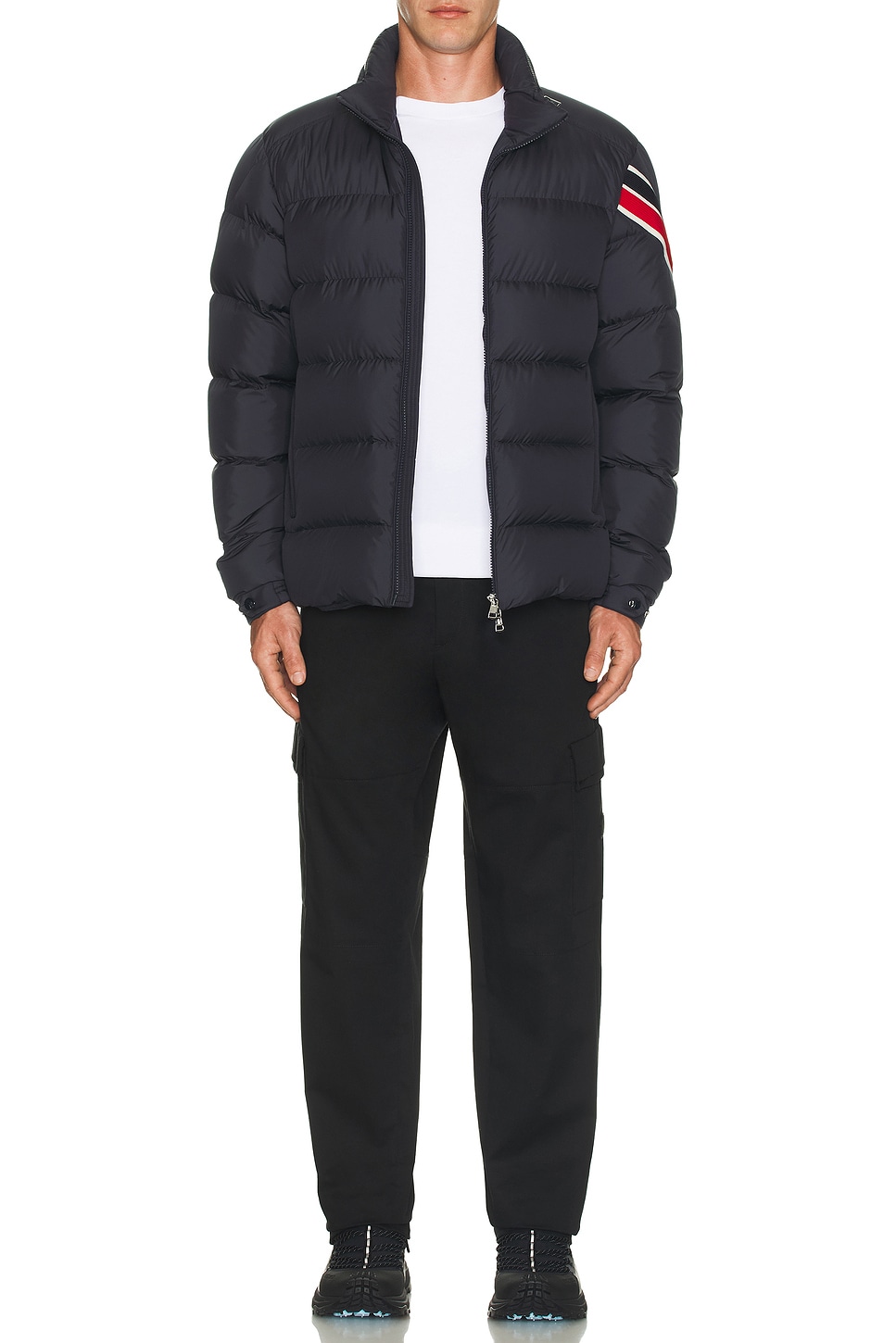 Image 1 of Moncler Solayan Jacket in Navy