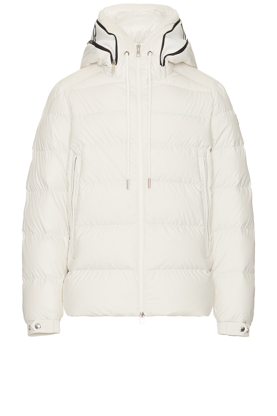 Moncler Cardere Tech Down Jacket In White