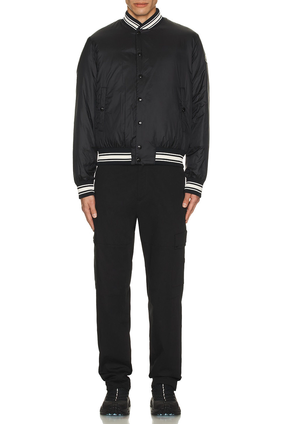 Image 1 of Moncler Bouchet Bomber in Black