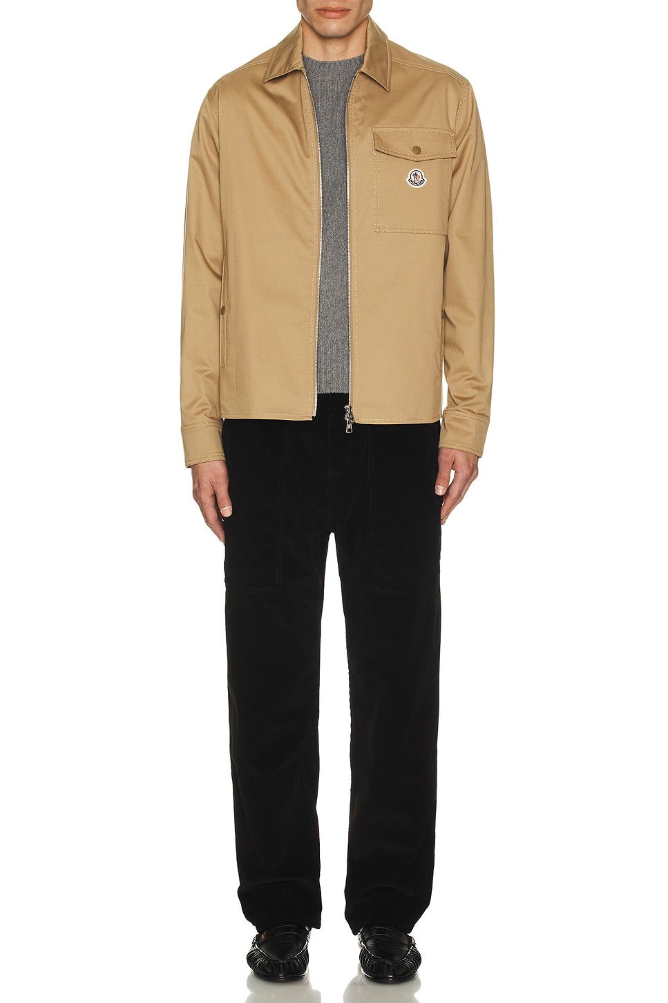 Image 1 of Moncler Overshirt in Caramel