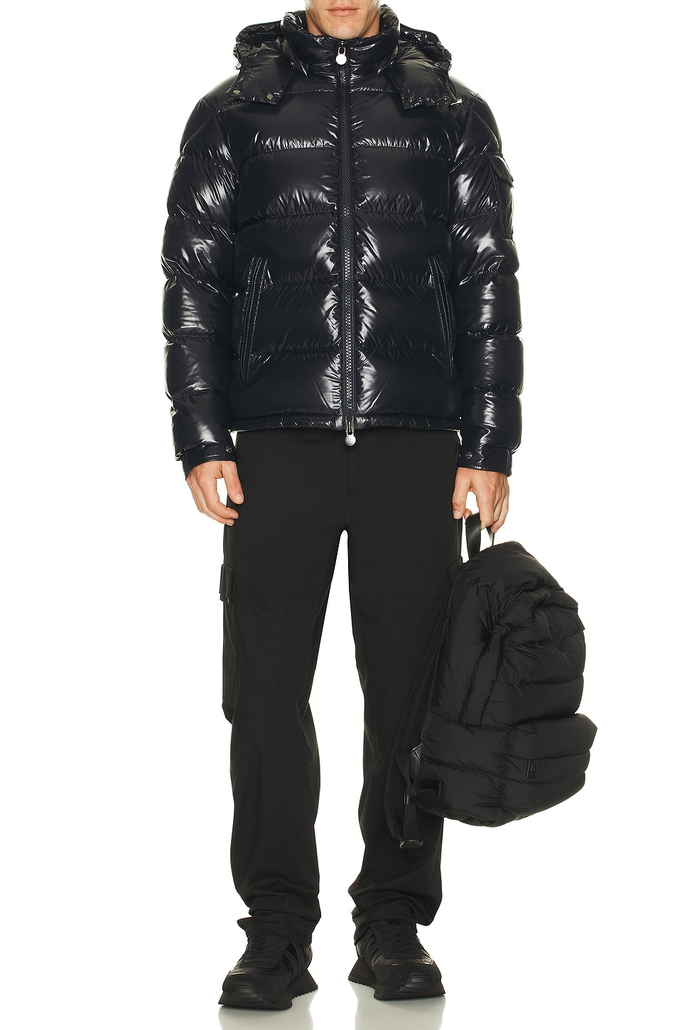 Image 1 of Moncler Maya Puffer Jacket in Royal Blue