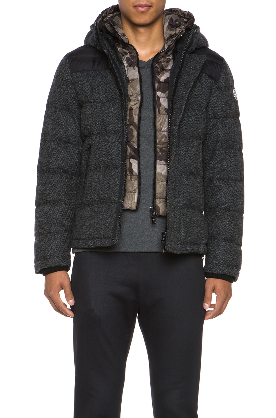 Image 1 of Moncler Guyenne Jacket in Charcoal