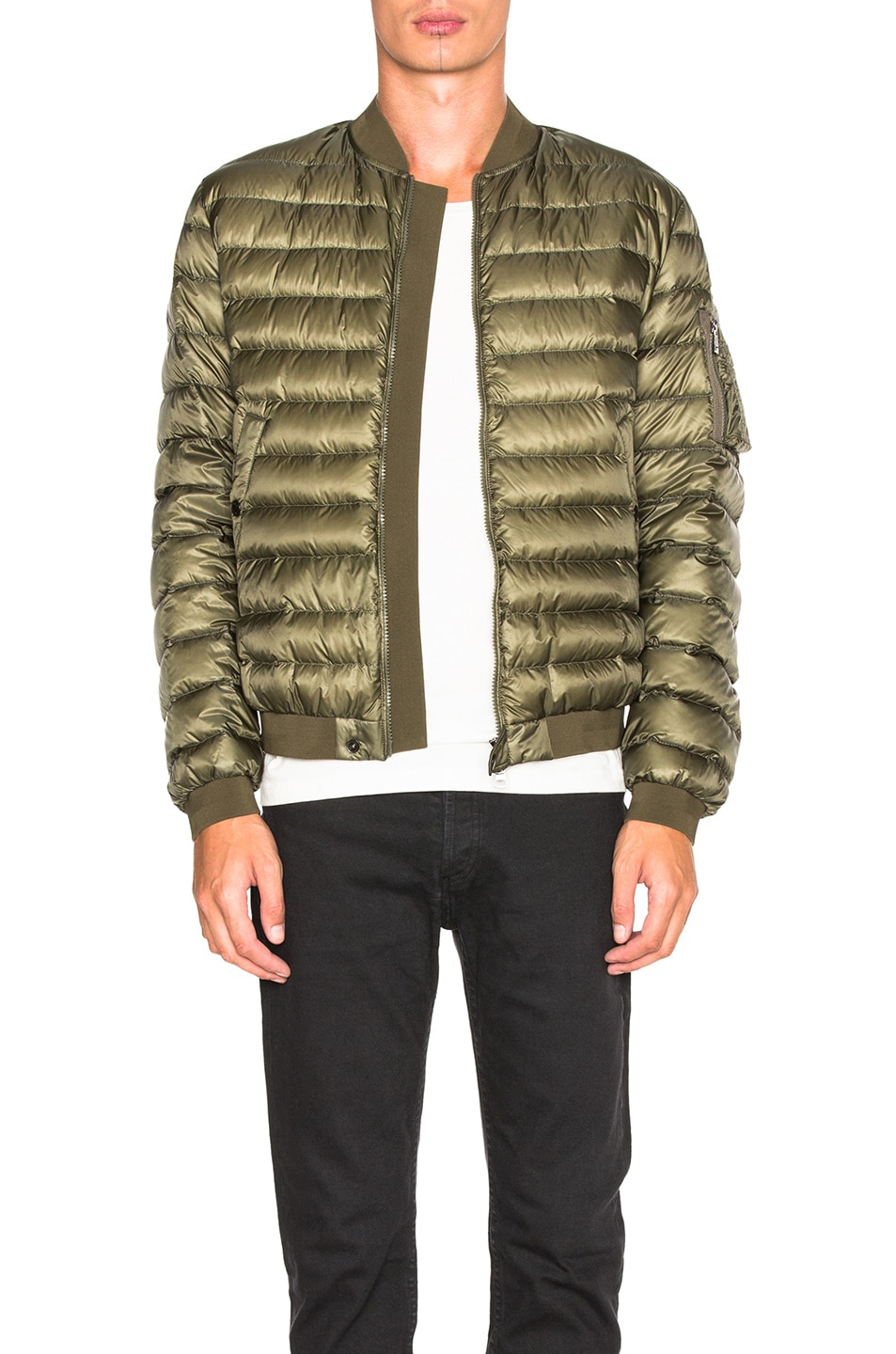 Image 1 of Moncler Aidan Jacket in Olive