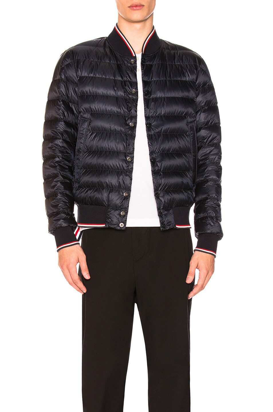 Image 1 of Moncler Aubry Jacket in Navy