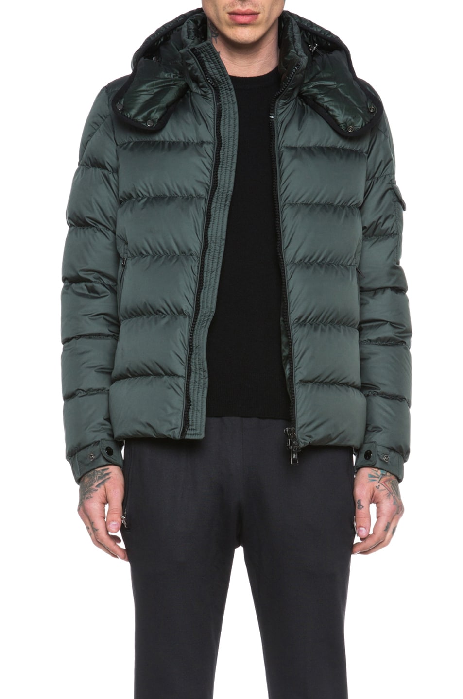 Image 1 of Moncler Hymalay Poly Jacket in Green
