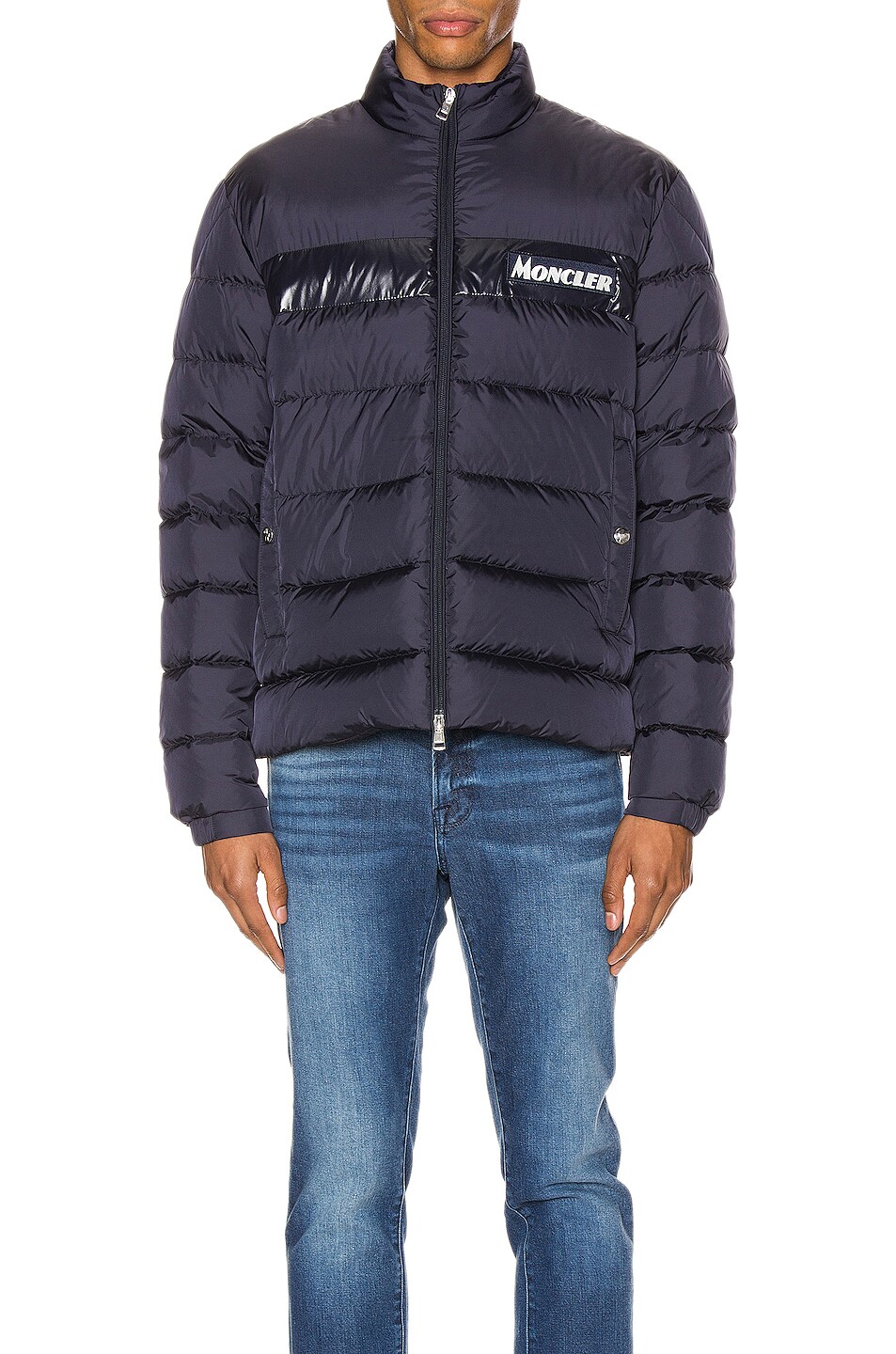Image 1 of Moncler Servieres Jacket in Navy