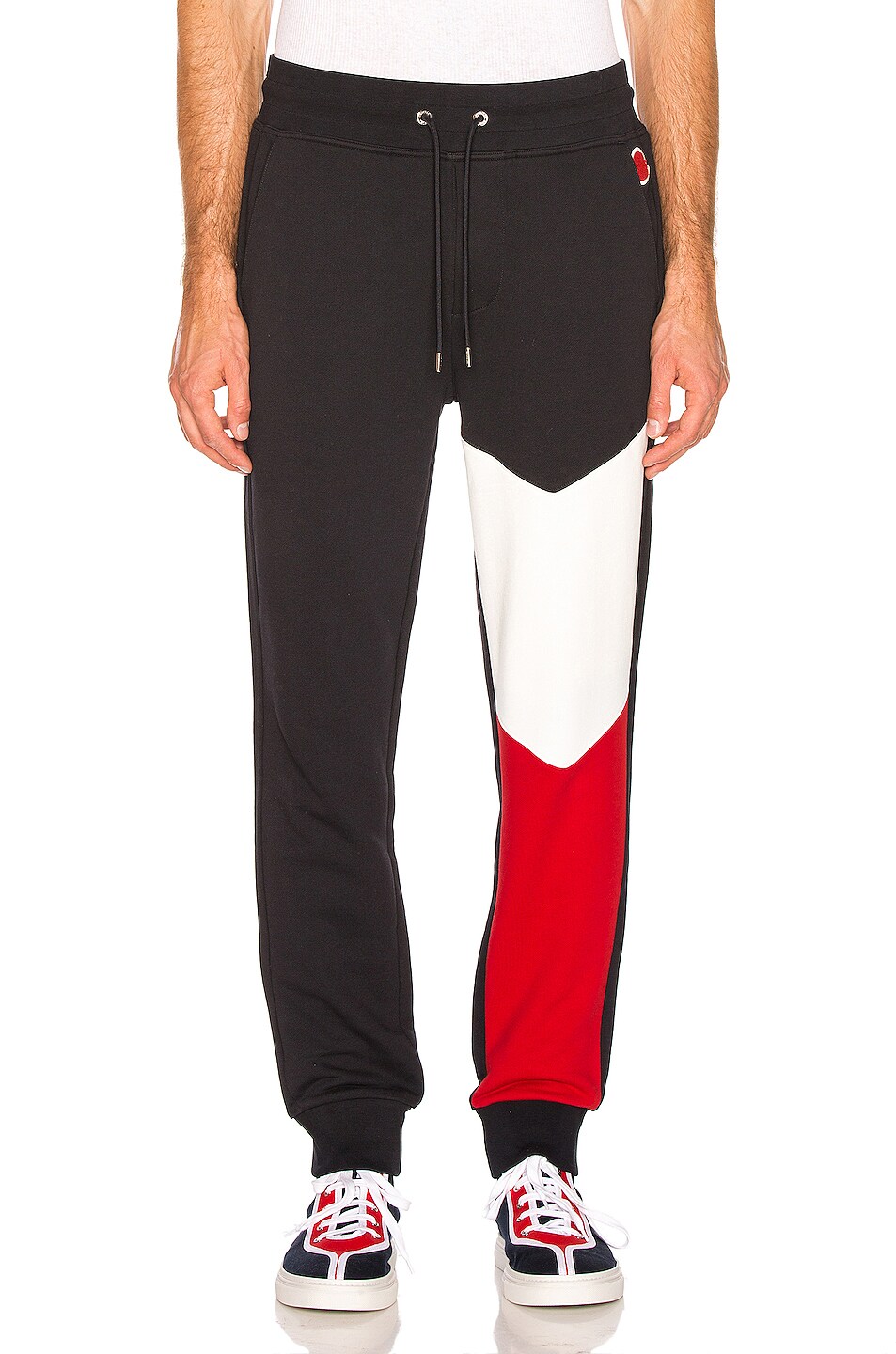 Image 1 of Moncler Sweatpants in Red & White & Blue