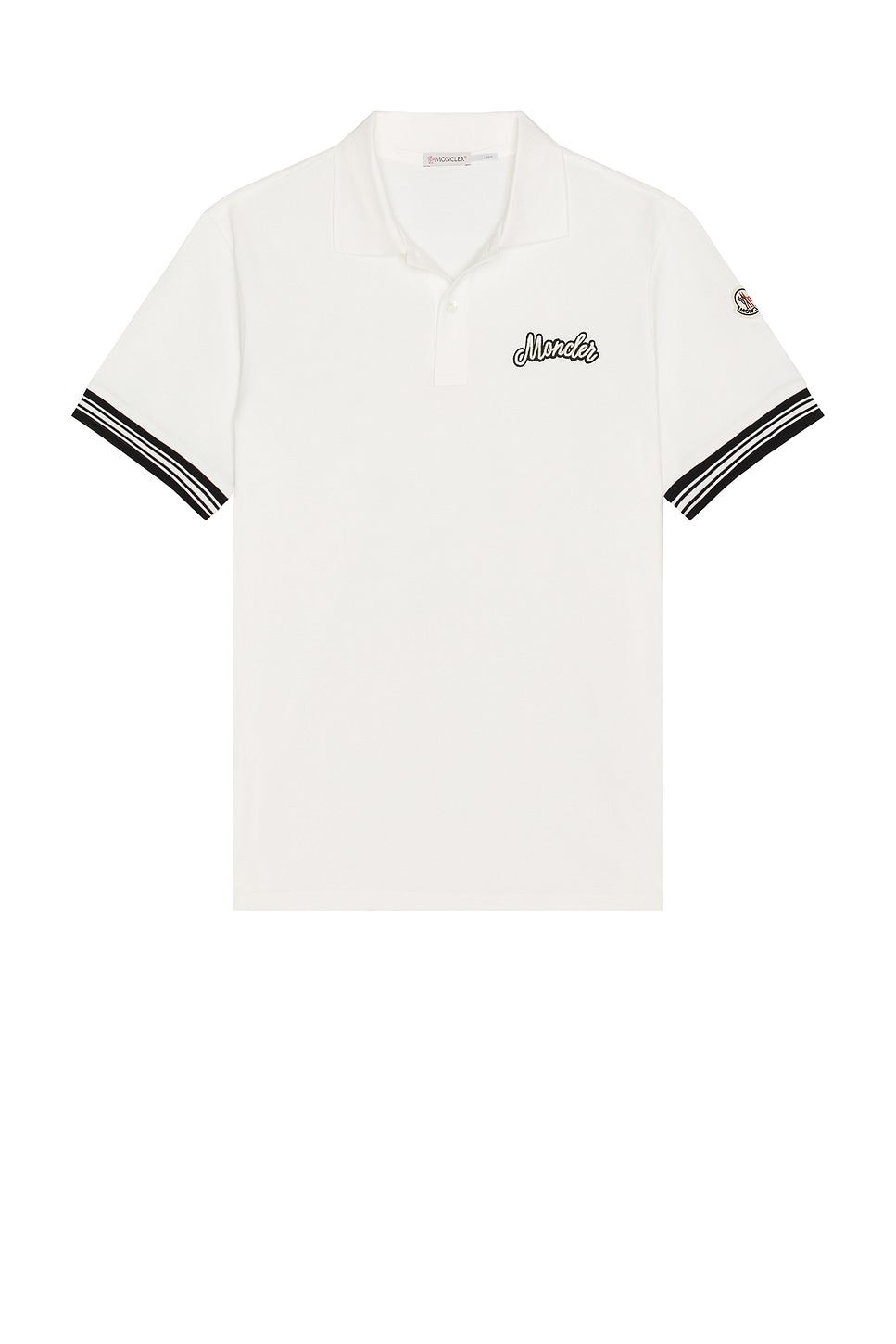 Short Sleeve Polo in White