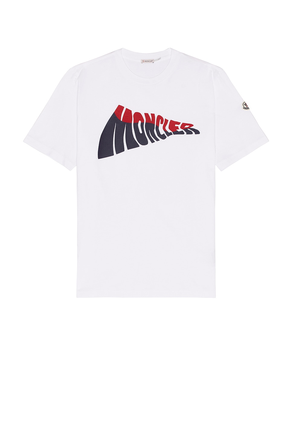Image 1 of Moncler Short Sleeve T-Shirt in White
