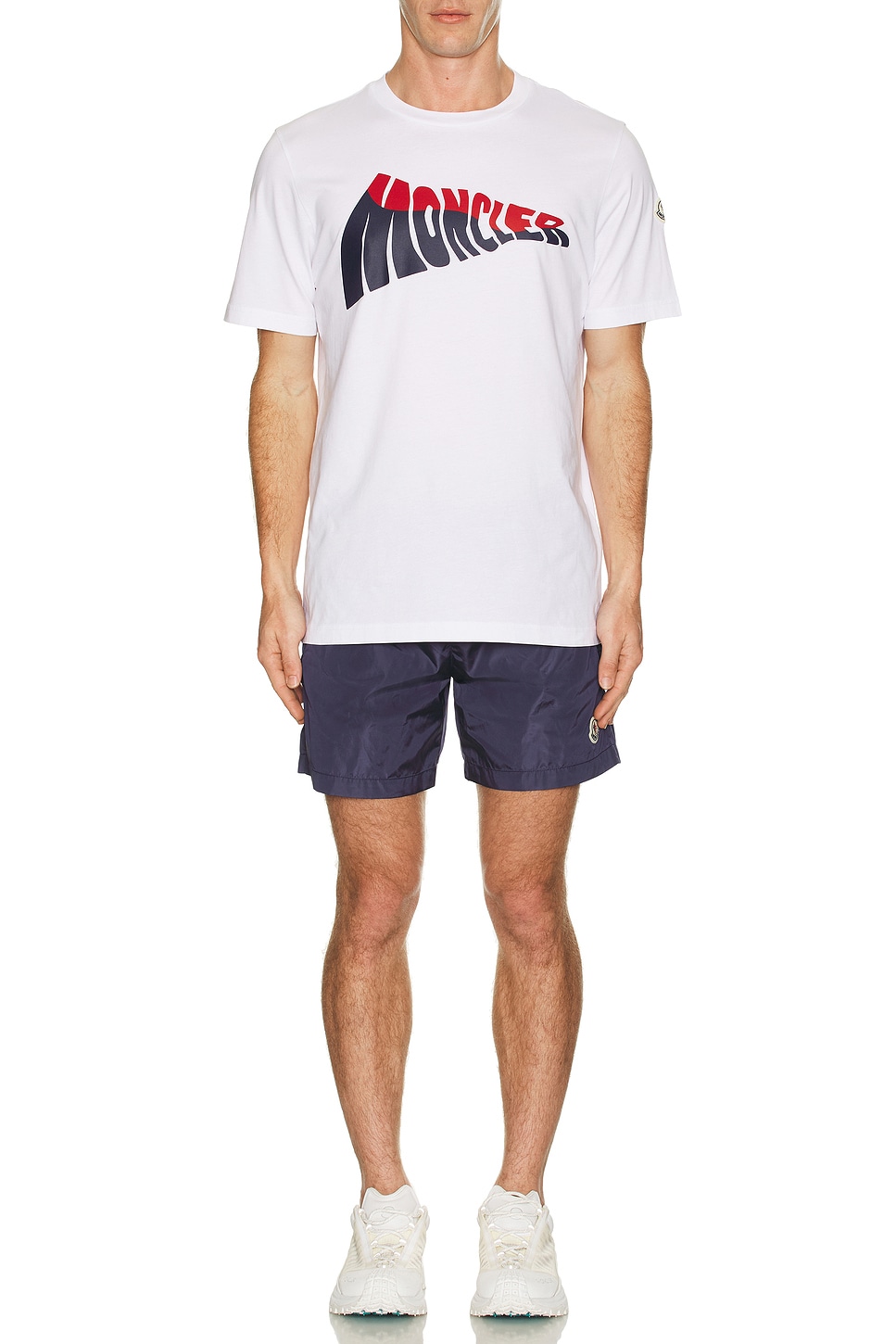 Image 1 of Moncler Short Sleeve T-shirt in White