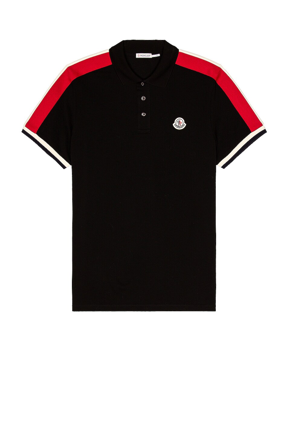 Image 1 of Moncler SS Polo in Black