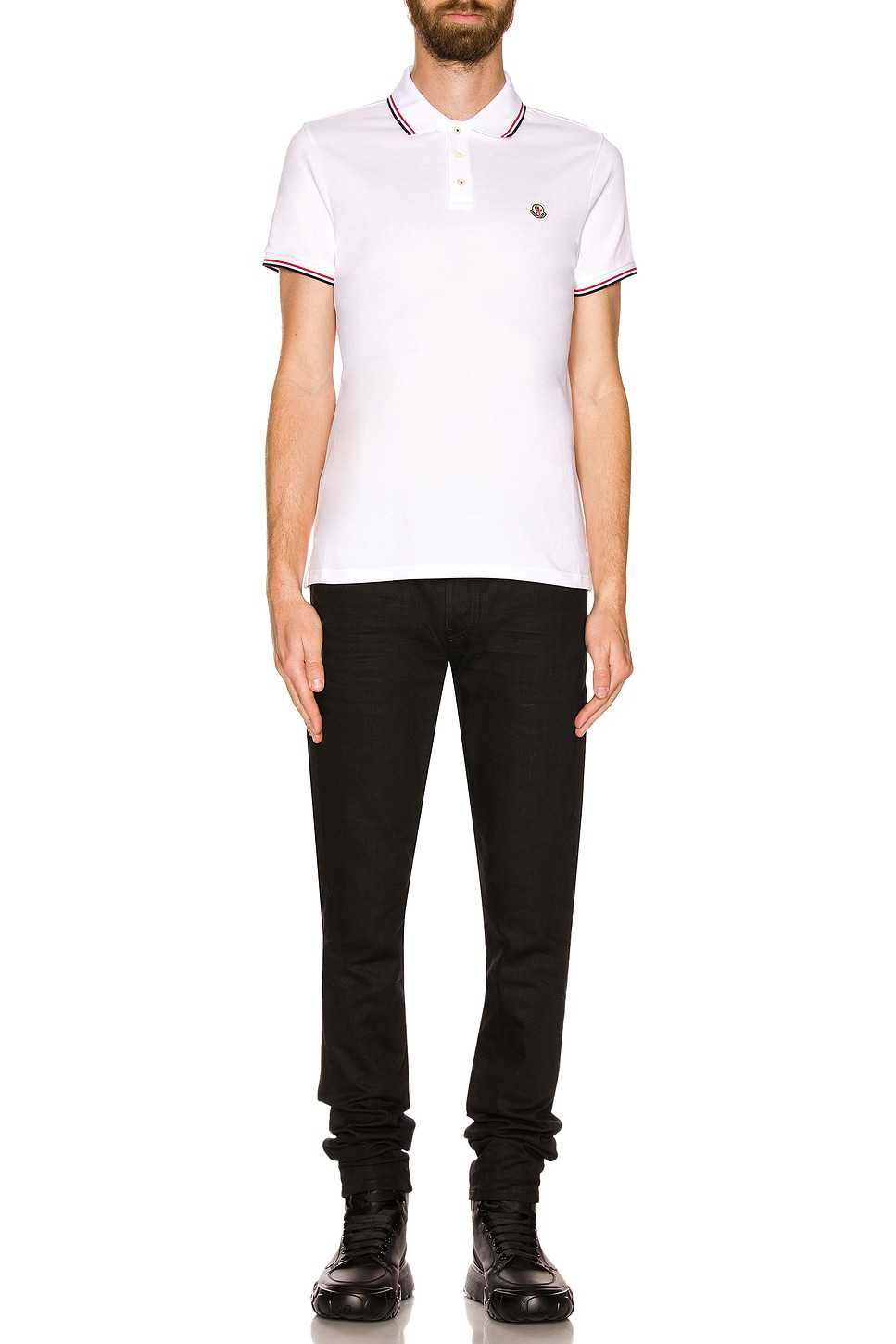 Image 1 of Moncler Polo in White