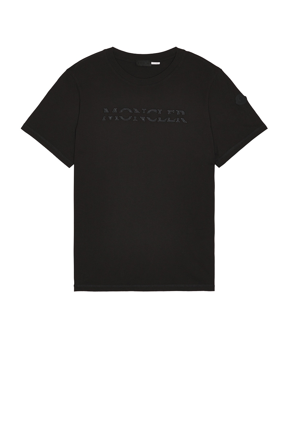 Image 1 of Moncler Short Sleeve T-Shirt in Black