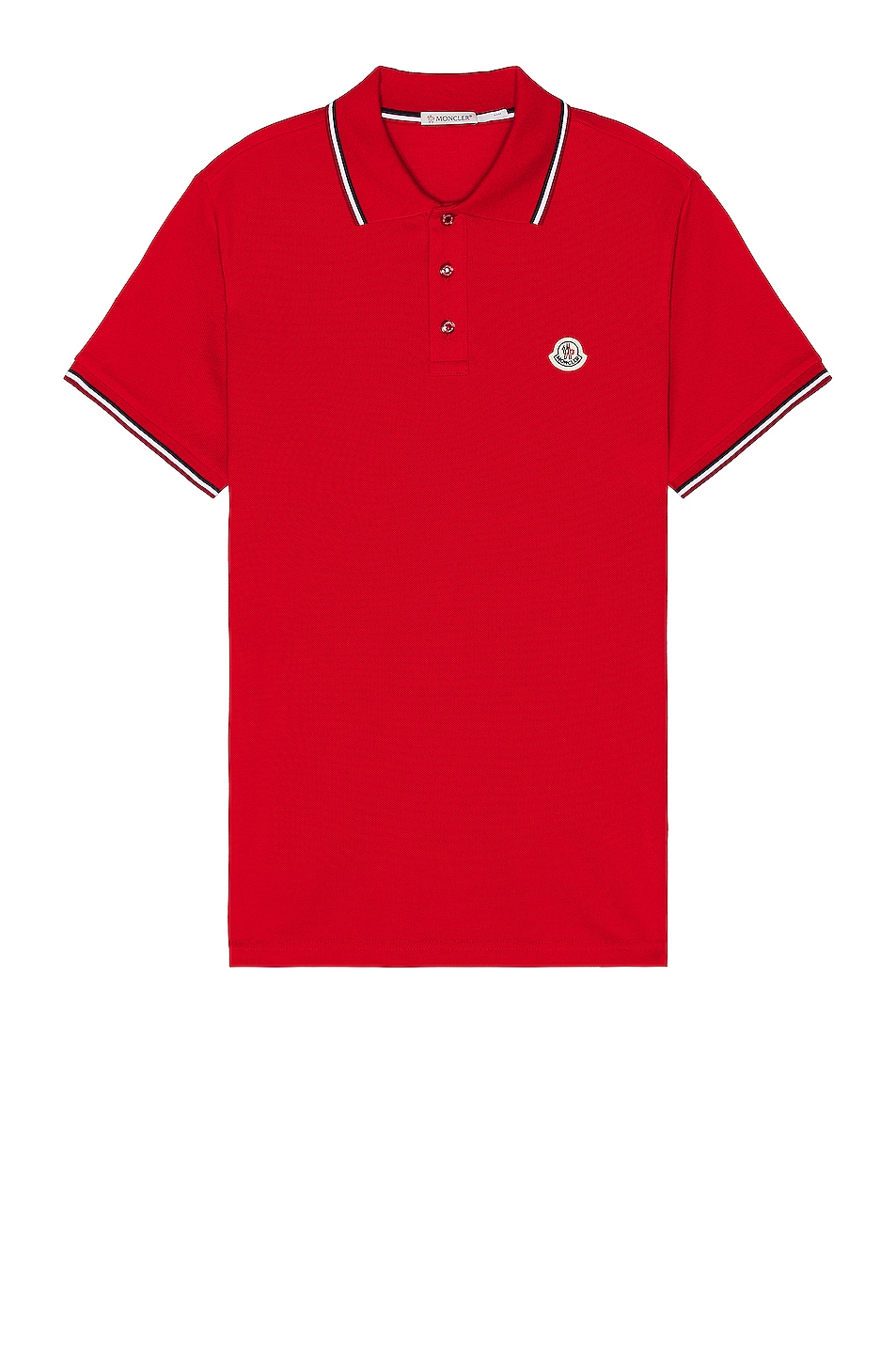 Image 1 of Moncler Ss Polo in Red