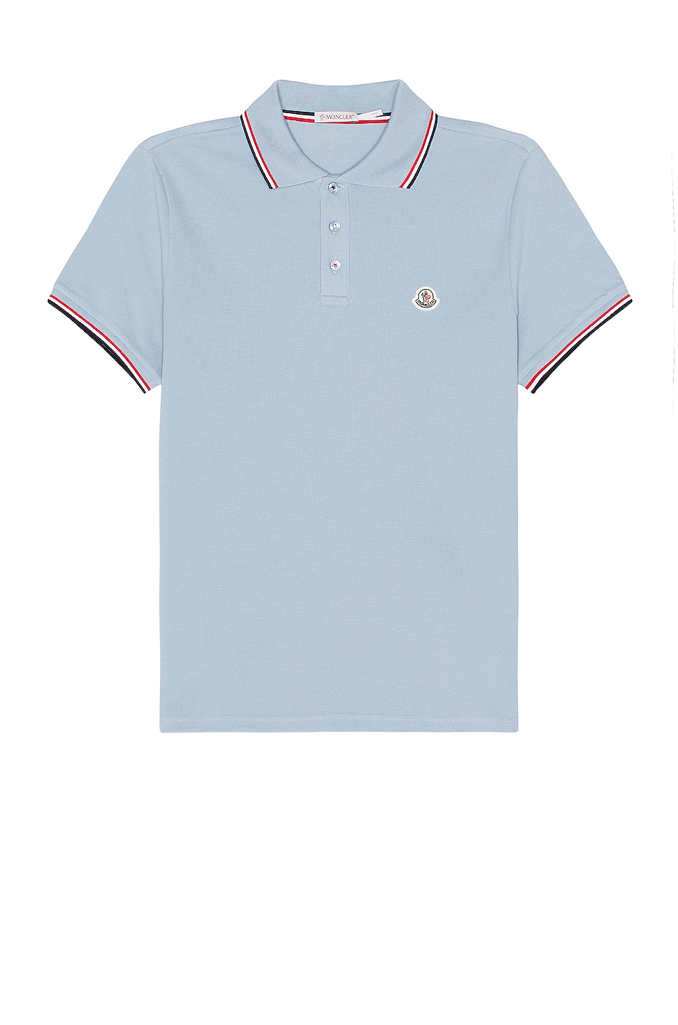 Image 1 of Moncler Ss Polo in Blue