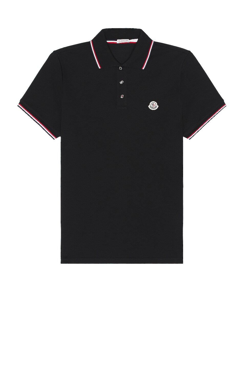 Image 1 of Moncler Polo in Black