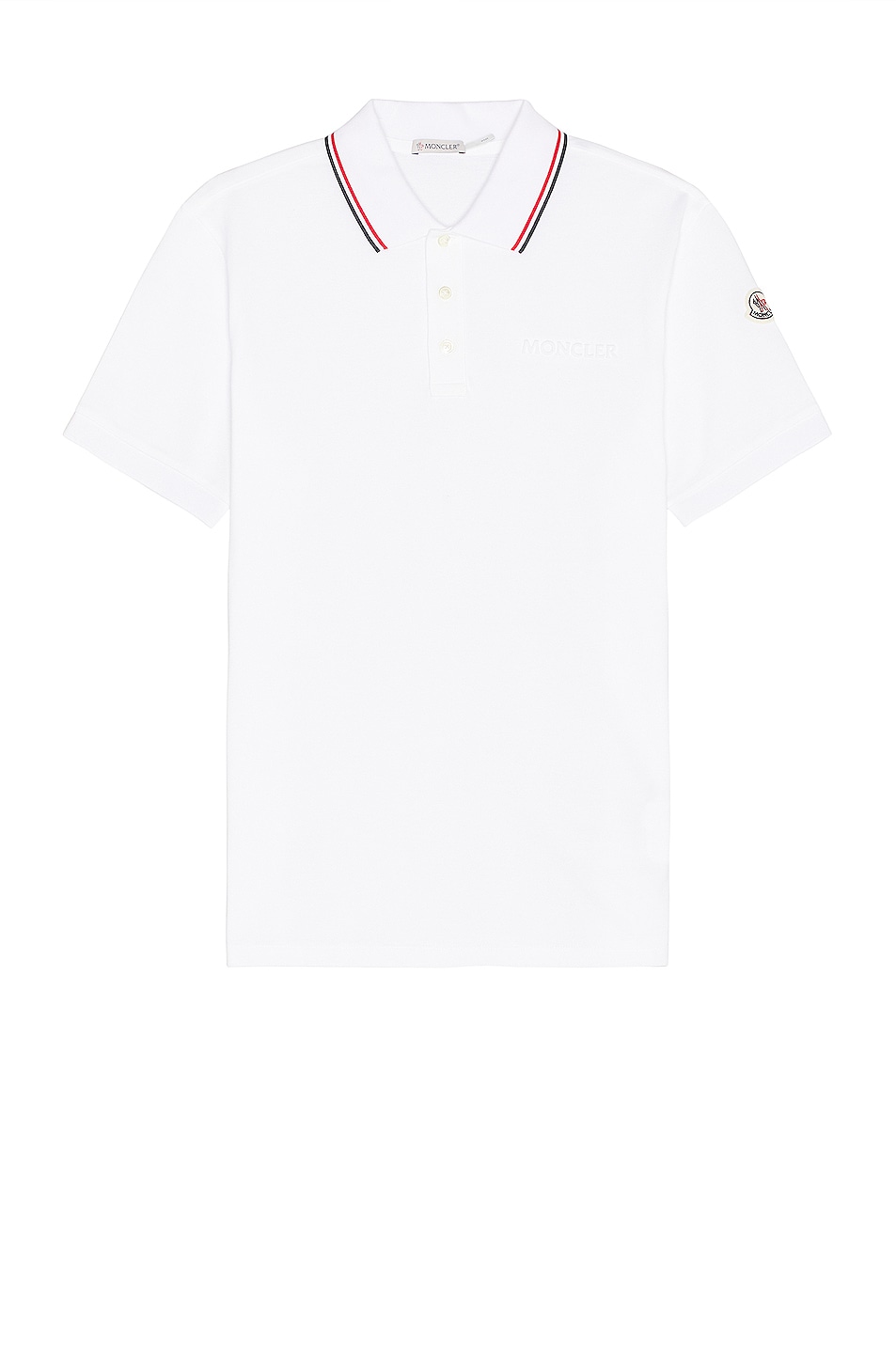 Image 1 of Moncler Polo in Whtie