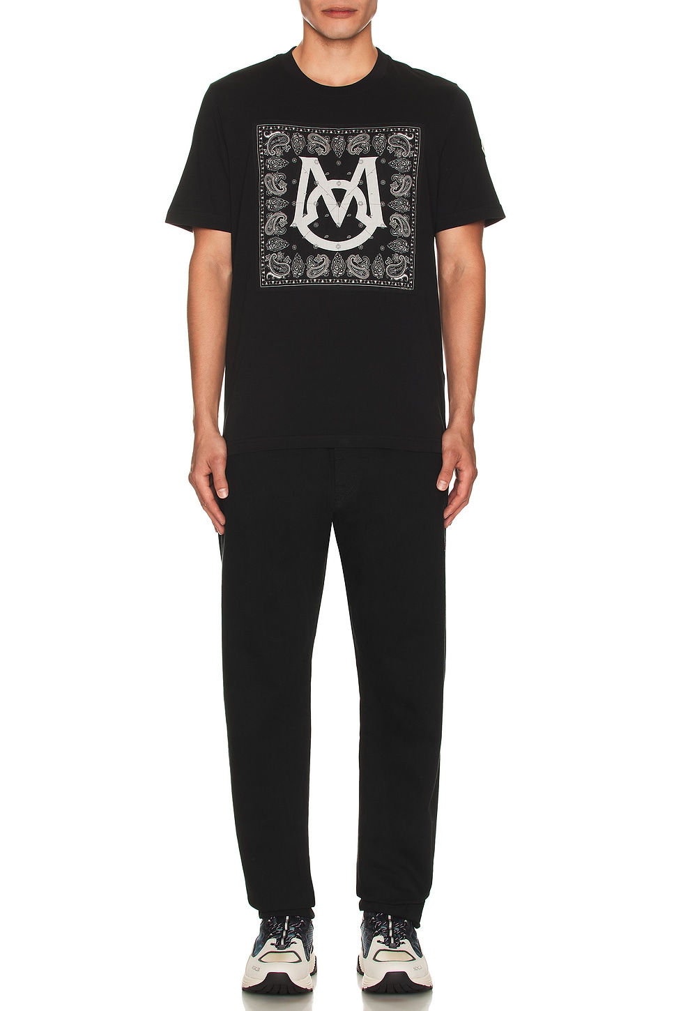 Image 1 of Moncler T-Shirt in Black