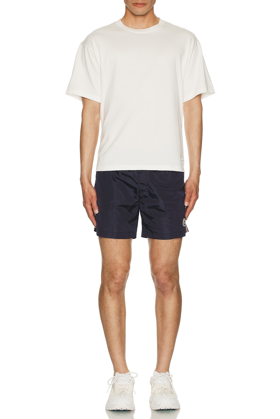 Image 1 of Moncler Swim Shorts in Navy