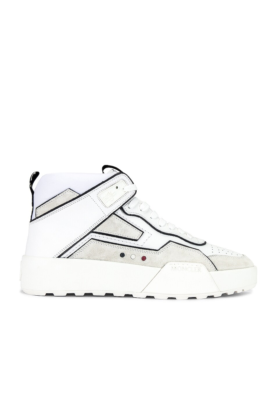 Image 1 of Moncler Promyx Space High High Top Sneakers in White