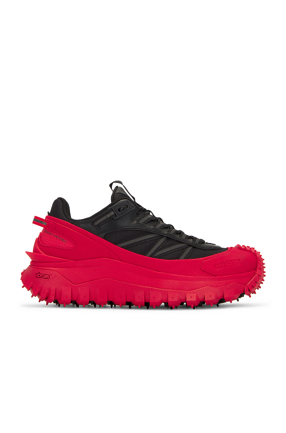 Image 1 of Moncler Trailgrip GTX Low Top Sneaker in Black & Red