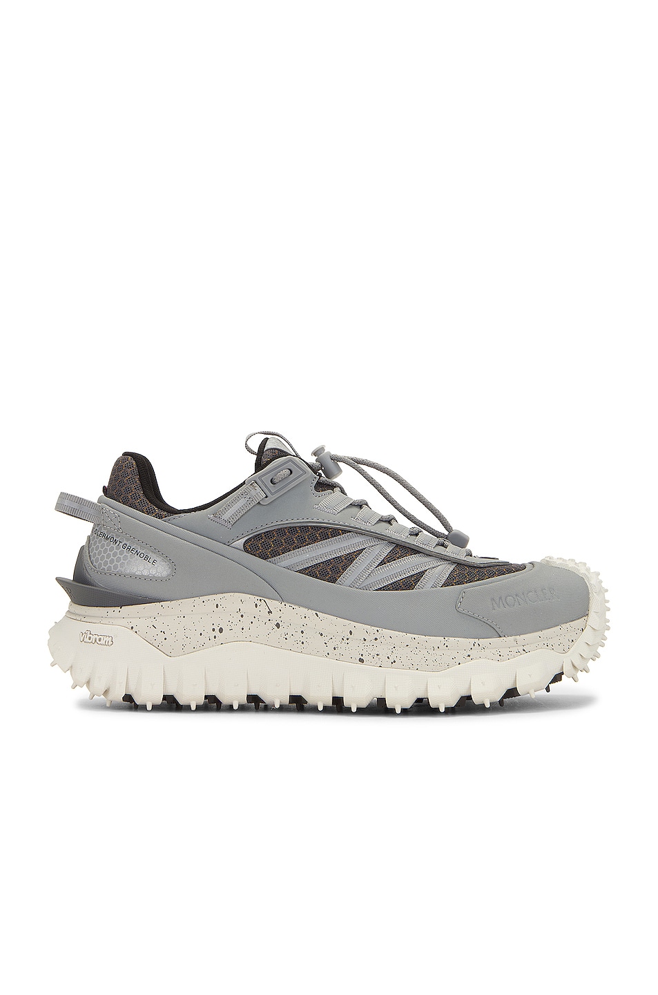 Image 1 of Moncler Trailgrip Low Top Sneakers in Silver Grey
