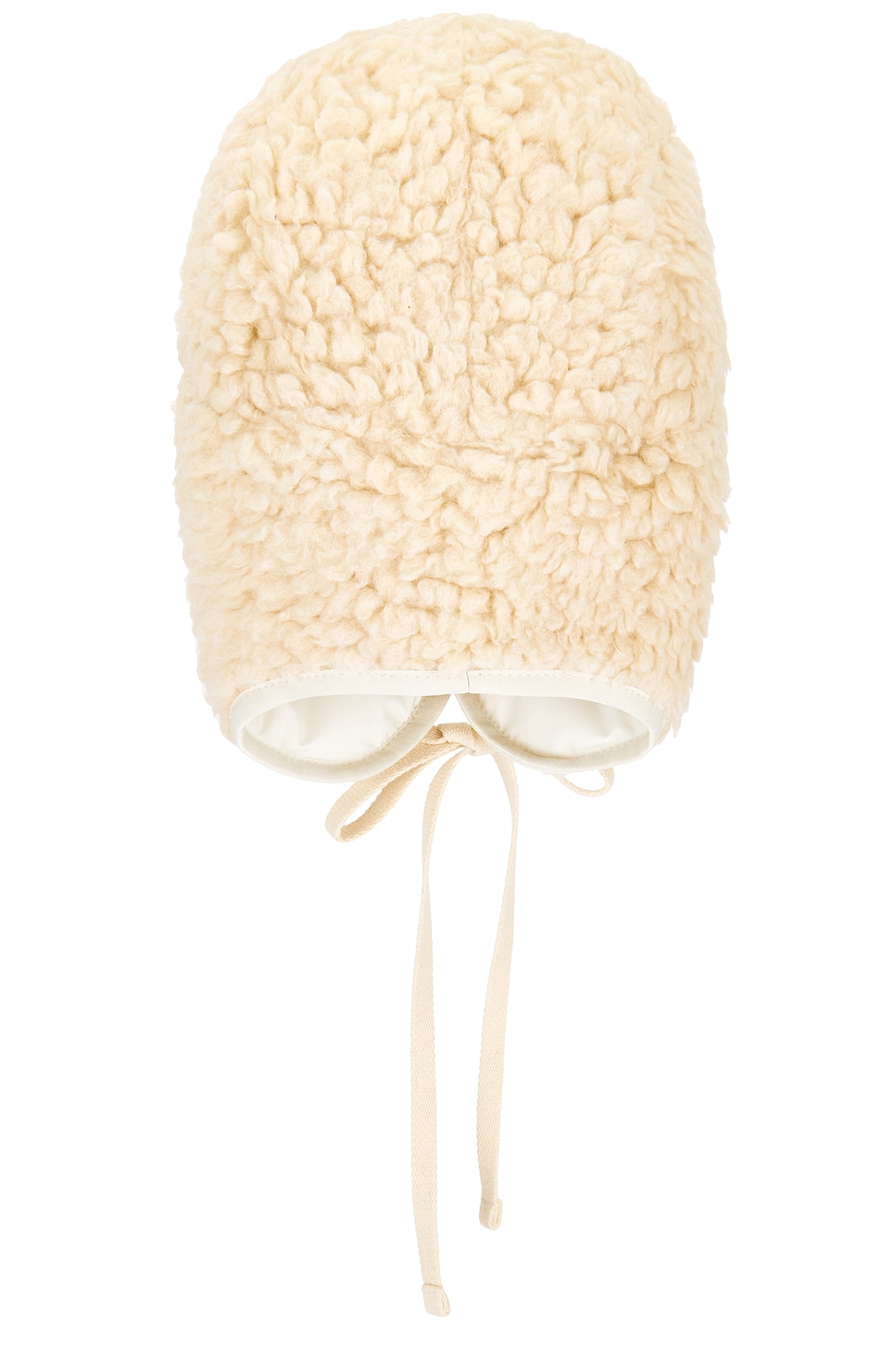 Moncler Faux Fur Aviator Hat In Neutral