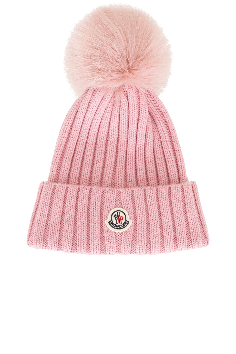 Moncler Pom Pom Beanie in Pink