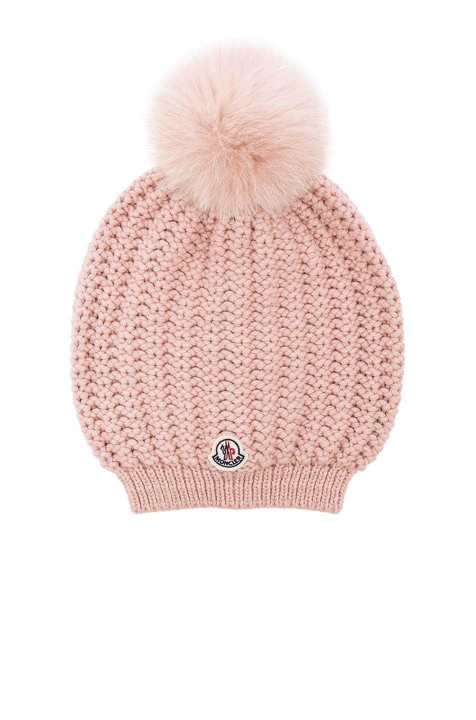 Image 1 of Moncler Berretto Beanie in Light Pink