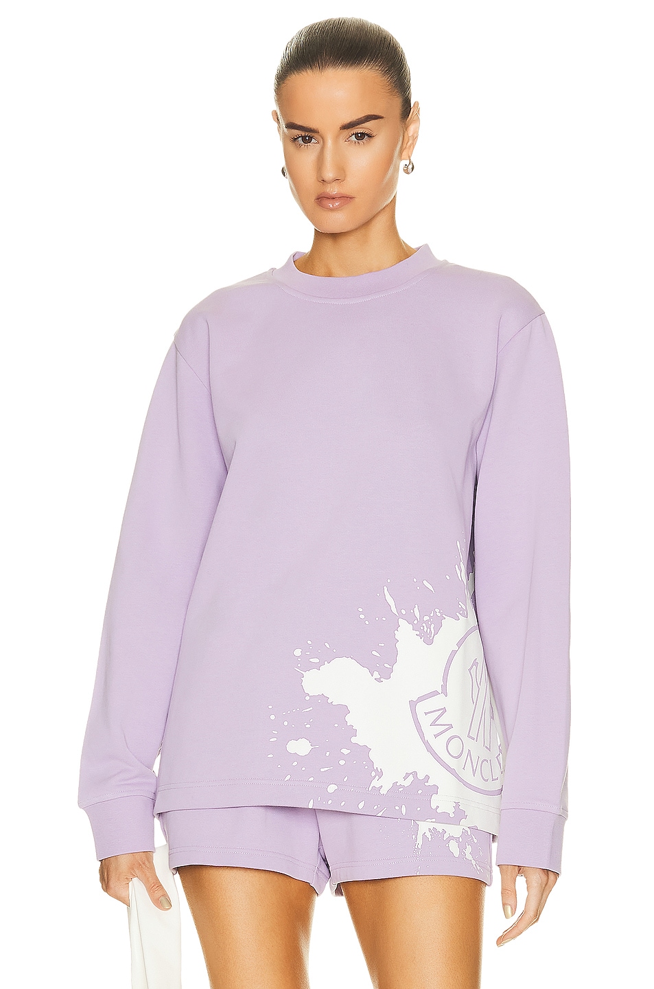 Image 1 of Moncler Sweatshirt in Purple