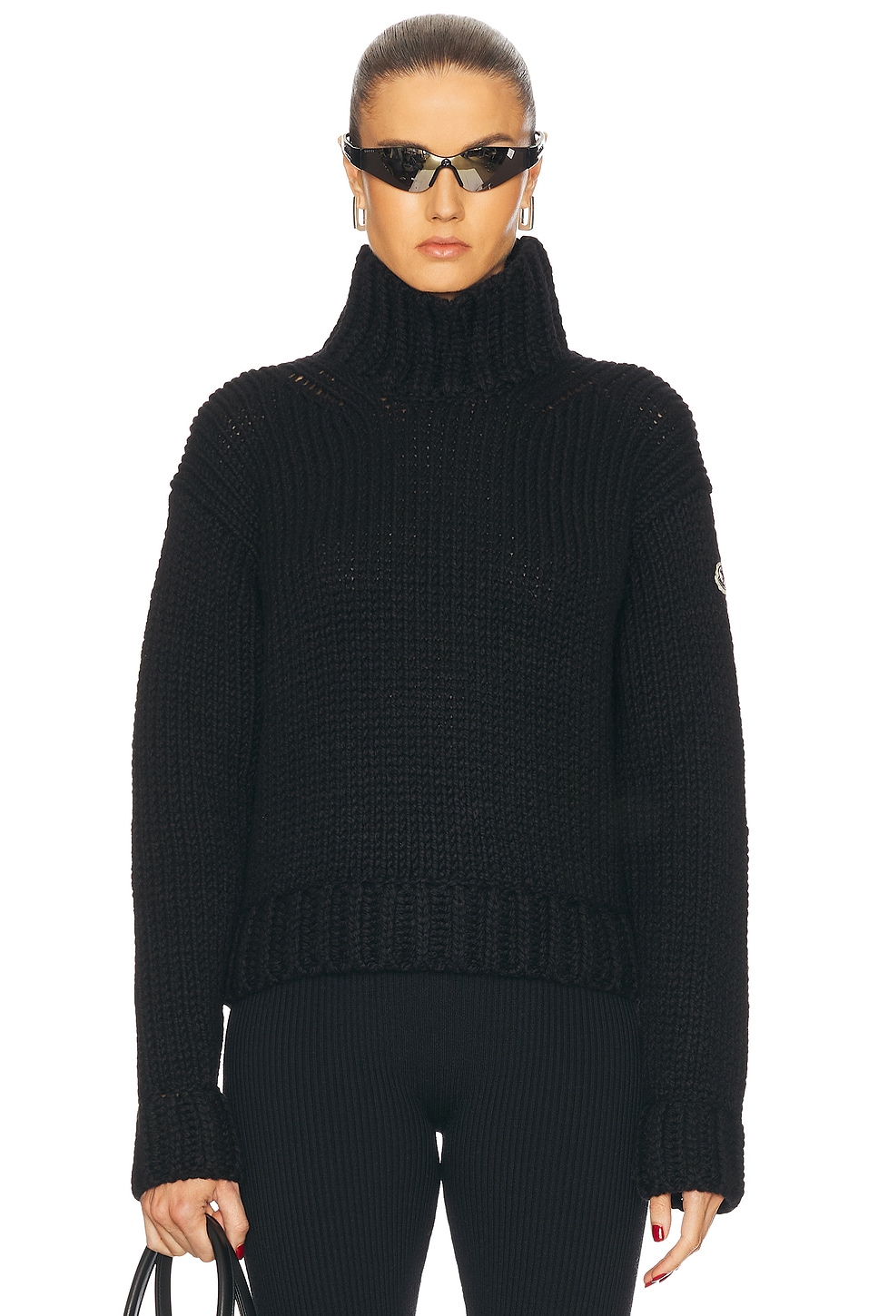 Turtleneck Sweater in Black