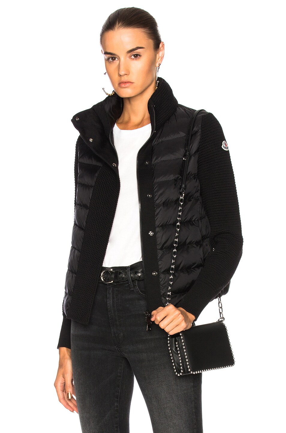 Image 1 of Moncler Maglione Tricot Jacket in Black