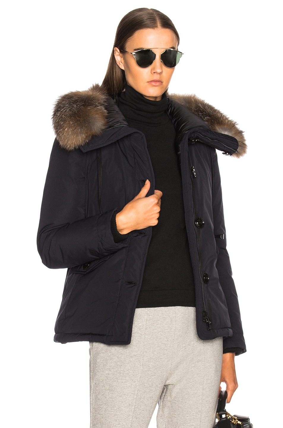 Image 1 of Moncler Malus Jacket in Navy