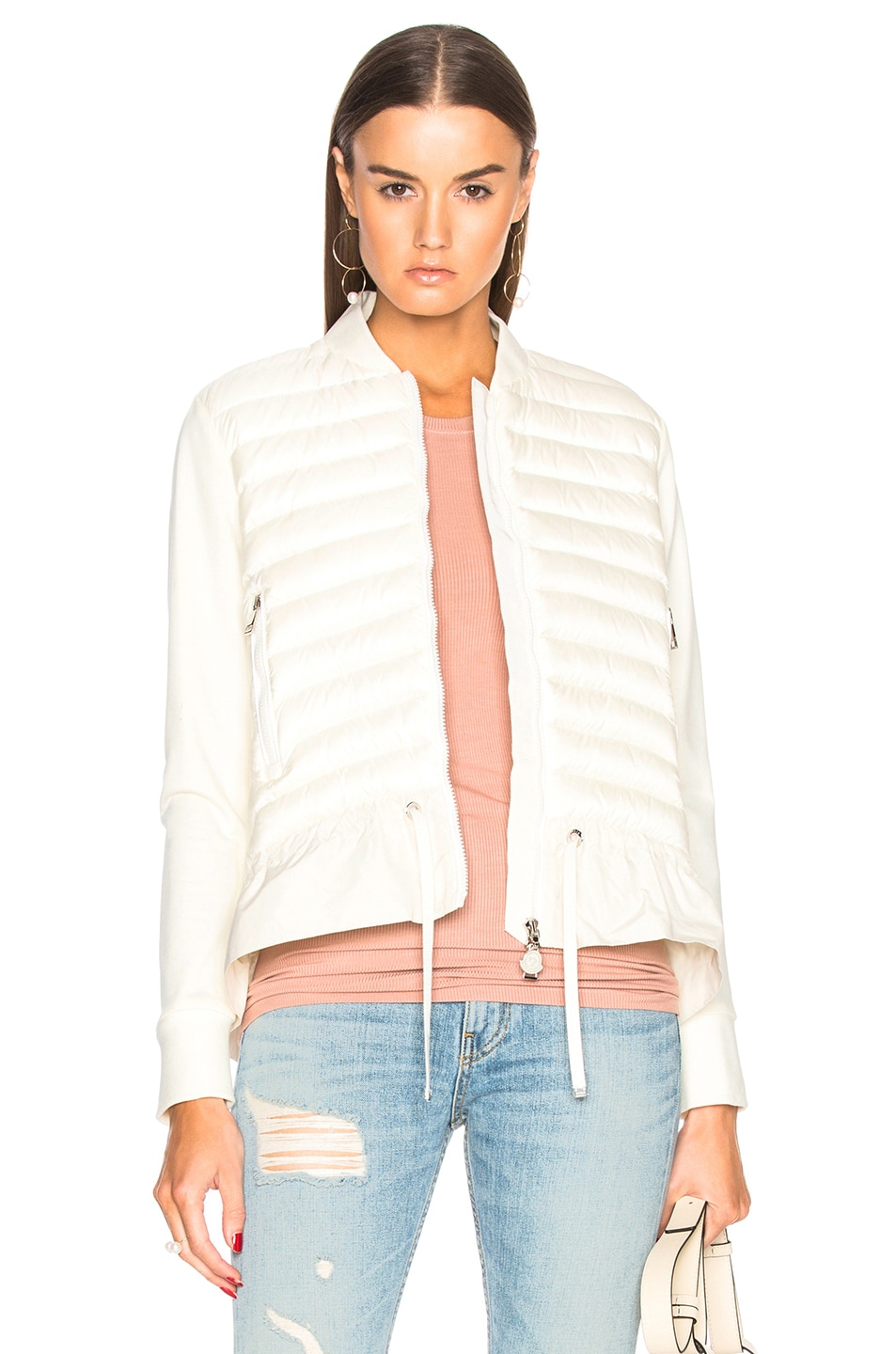 Image 1 of Moncler Maglia Cardigan in White
