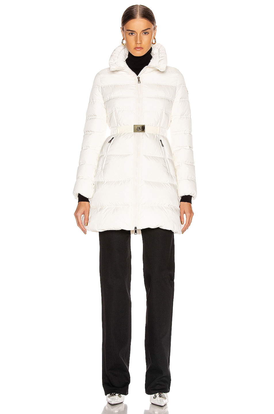Image 1 of Moncler Accenteur Jacket in White