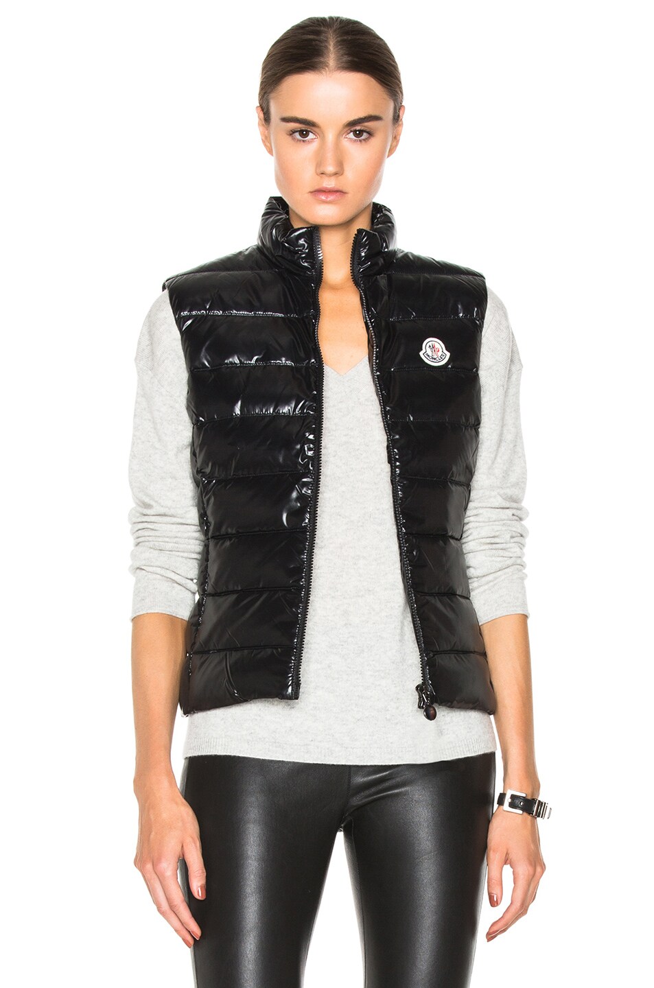 Moncler Ghany Vest in Black | FWRD