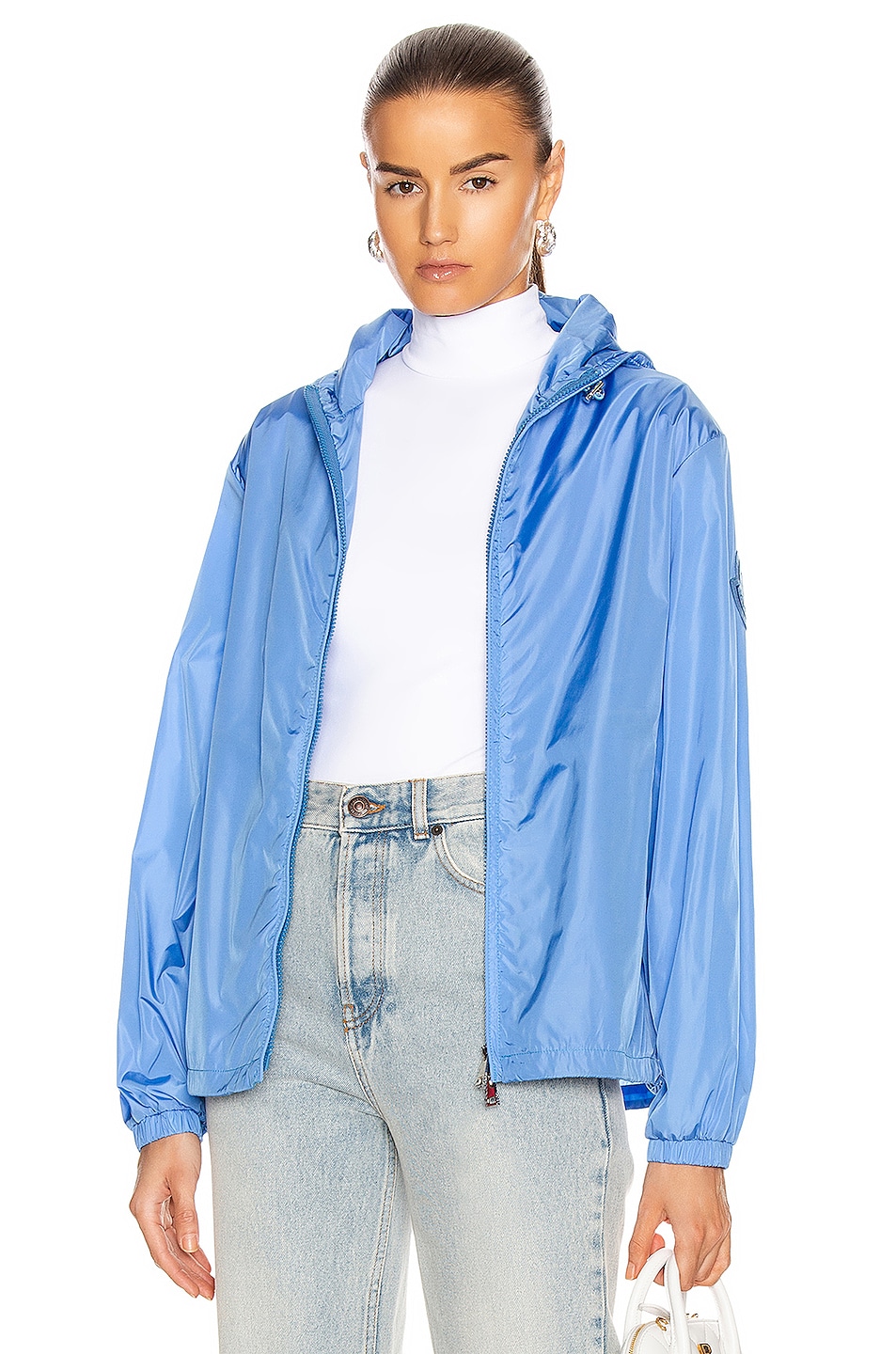 Image 1 of Moncler Alexandrite Giubbotto Jacket in Blue