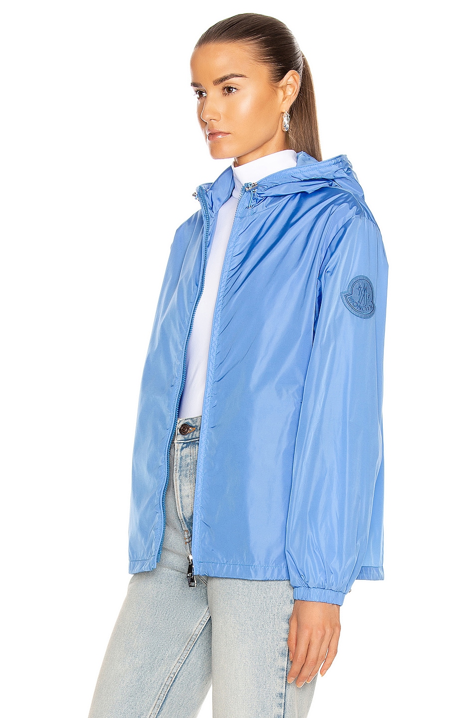 Moncler Alexandrite Giubbotto Jacket in Blue | FWRD