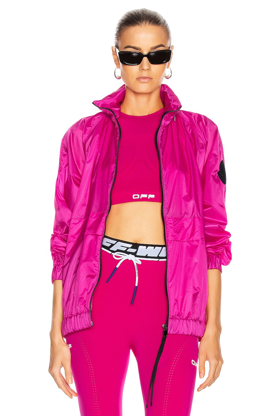 Image 1 of Moncler Groseille Giubbotto Jacket in Pink